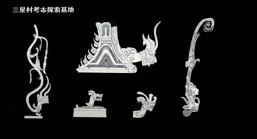 三星堆的龙形文物全集1