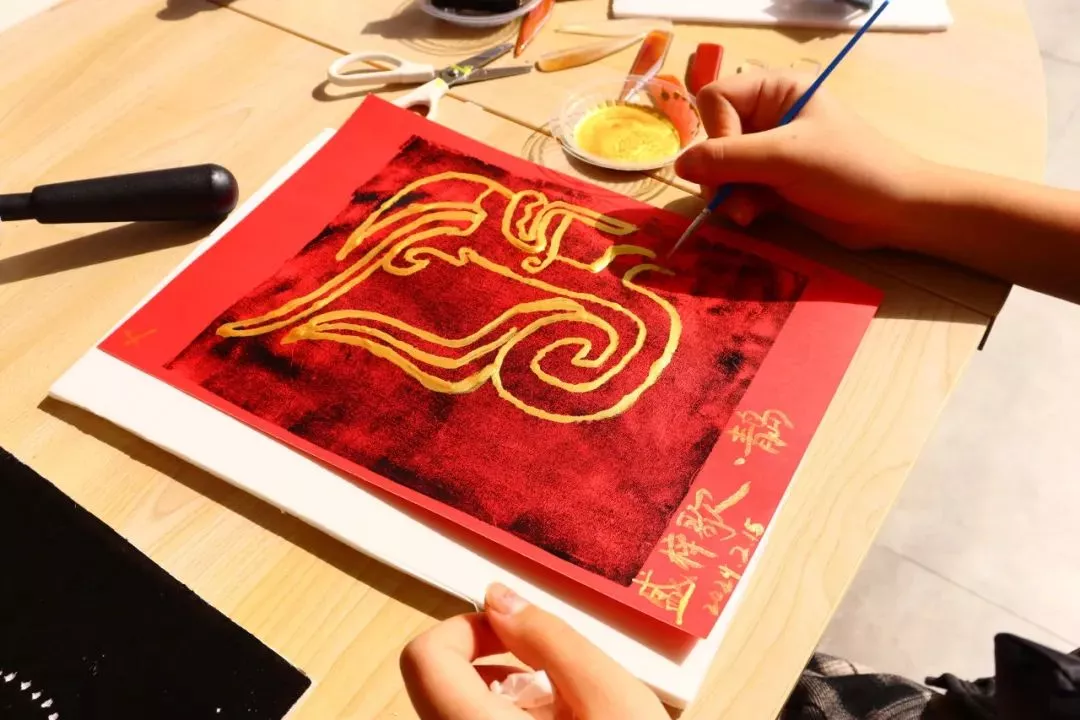 龙年春节龙龙版画课程